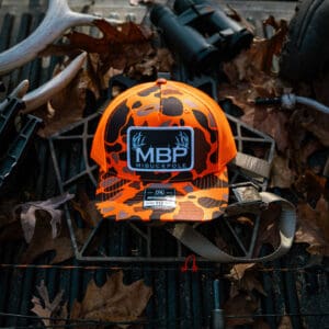 MBP Richardson Trucker Blaze Duck Camo - Black Patch