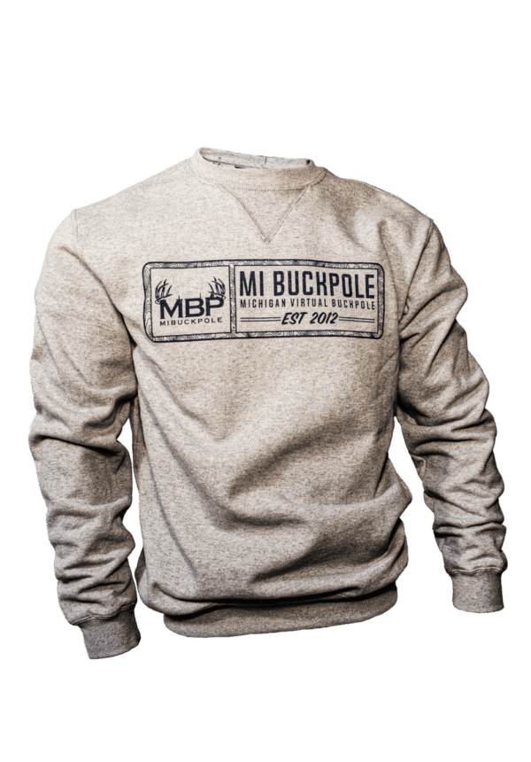 MBP Topo Logo Carhartt Crewneck Sweatshirt - Grey