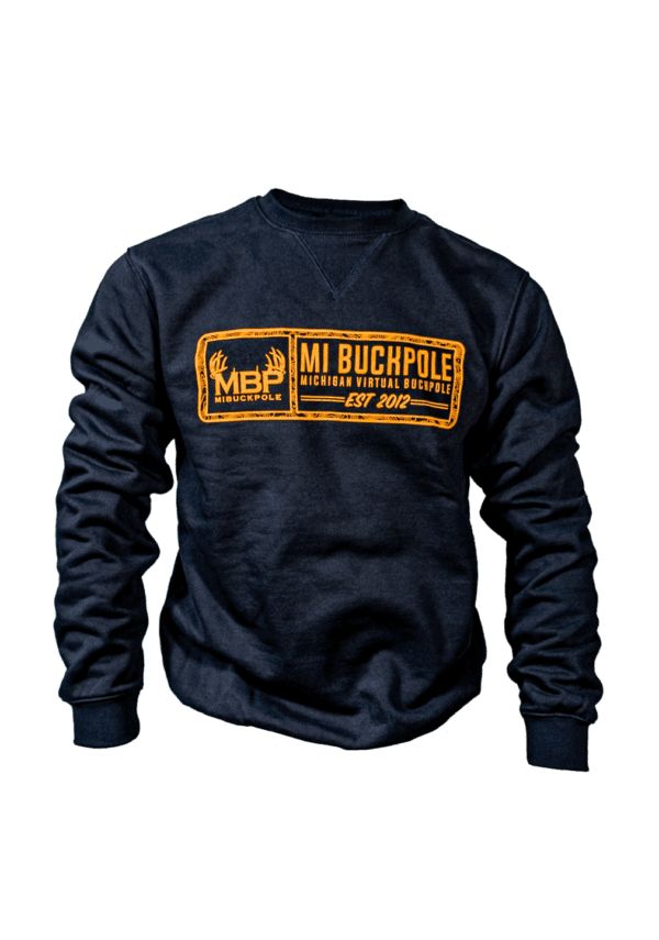 MBP Topo Logo Carhartt Crewneck Sweatshirt - Navy