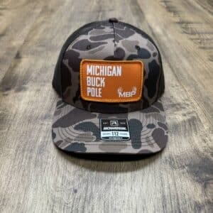 MBP Richardson Trucker Bark Duck Camo - MI Buck Pole Patch